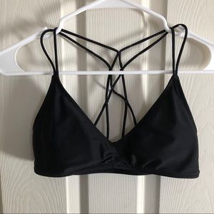 Volcom Simply Solid V Neck Bikini Top